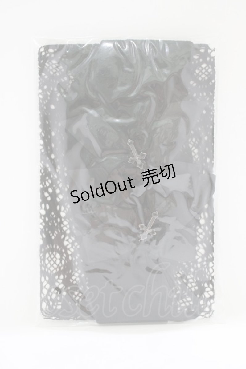 画像2: KILL STAR / LYSITHEA LACE SOCKS  黒 H-26-05-21-066-PU-ZA-AK-ZH (2)