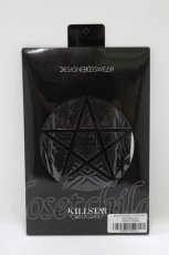 画像1: KILL STAR / Stop Staring Thigh High Lace Gothic Sexy Stockings Socks  黒 H-26-05-21-067-PU-ZA-AK-ZH (1)