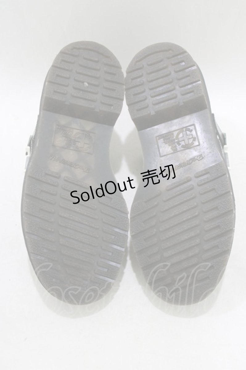 画像4: Dr.Martens （Getta Grip） / Adena II Mary Jane Flat Shoes UK3(約22.0cm?22.5cm) 黒×白 H-26-05-21-071-PU-SH-AK-ZH (4)