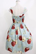 画像3: Emily Temple cute / Apple Stampノースリーブワンピース  グリーンアップル H-26-05-21-006-ET-OP-AK-ZH (3)