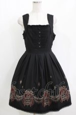 画像1: BPN / サーカス刺繍ワンピース M 黒 H-26-05-21-007-GO-OP-AK-ZH (1)