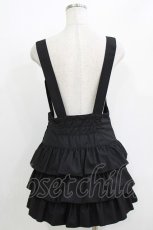 画像3: PEACE NOW / サロペットフリルスカート M 黒 H-26-05-21-019-PU-SK-AK-ZH (3)