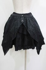 画像3: FRILL / レイヤードティアードスカート  黒 H-26-05-21-023-HN-SK-AK-ZH (3)