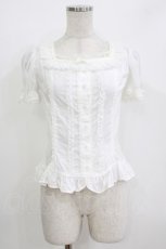 画像1: Angelic Pretty / Aqua Princessブラウス Free オフ H-26-05-22-044-AP-BL-NS-ZH (1)