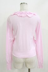 画像3: Angelic Pretty / フリルリボンニットカーディガン Free ピンク H-26-05-22-045-AP-TO-NS-ZH (3)