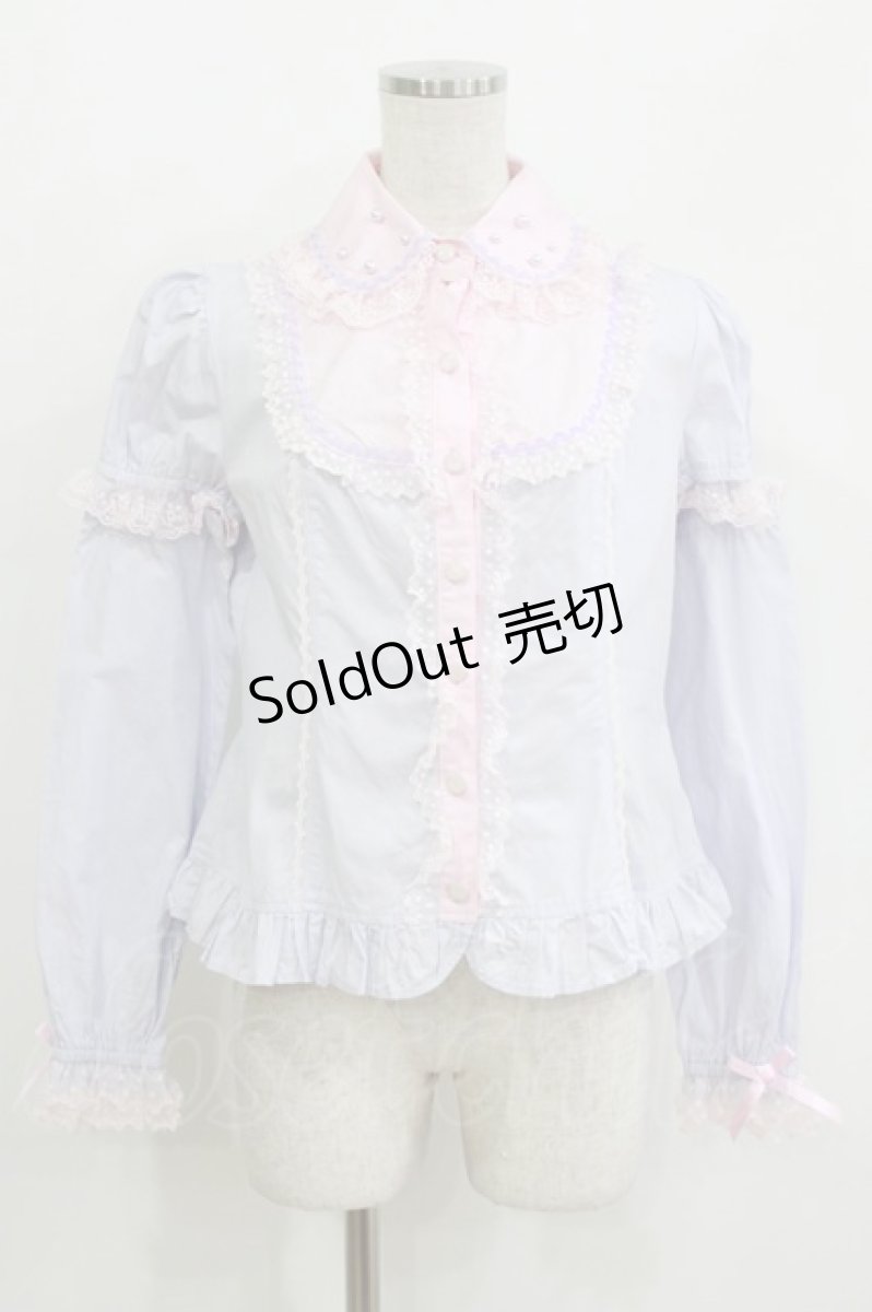 画像1: Angelic Pretty / Fancy Dollブラウス Free ラベンダー/ピンク H-26-05-22-046-AP-BL-NS-ZH (1)