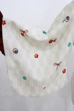 画像3: metamorphose / 春告げ鳥の恋うらら着物袖ボレロ Free オフ白/ボルドー H-26-05-22-057-ME-TS-NS-ZH (3)
