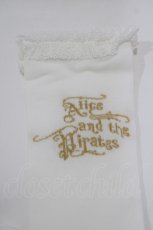 画像2: ALICE and the PIRATES / A/Pロゴ小レースオーバーニーソックス  オフ H-26-05-22-066-PA-ZA-NS-ZH (2)