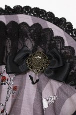 画像3: ALICE and the PIRATES / Rosy night’s Masquerade柄ボンネット Free グレー H-26-05-22-078-PA-AC-NS-ZH (3)