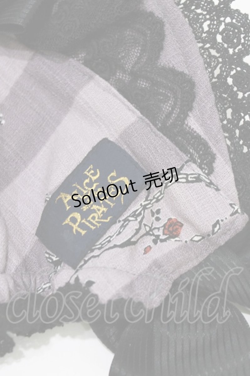 画像4: ALICE and the PIRATES / Rosy night’s Masquerade柄ボンネット Free グレー H-26-05-22-078-PA-AC-NS-ZH (4)