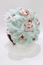 画像2: Enchantlic Enchantilly / おやすみ猫ちゃんナイトキャップ  ミント H-26-05-22-079-LO-AC-NS-ZH (2)