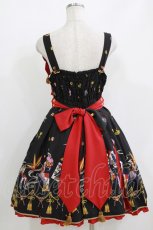 画像3: metamorphose / こい恋花かるたタックジャンパースカート Free ブラック H-26-05-22-009-ME-OP-NS-ZH (3)