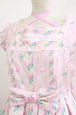 画像4: Angelic Pretty / Sugary Carnivalワンピース Free ピンク H-26-05-22-001-AP-OP-NS-ZH (4)
