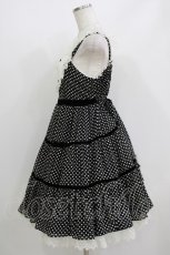 画像2: Angelic Pretty / ミルクティージャンパースカート Free ブラック H-26-05-22-019-AP-OP-NS-ZH (2)