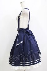 画像2: metamorphose / 肩ひも付セーラースカート Free ネイビー H-26-05-22-022-ME-SK-NS-ZH (2)