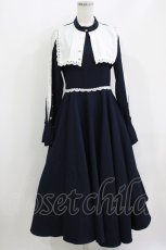 画像1: Favorite / ロングワンピース M ネイビー H-26-05-22-023-LO-OP-NS-ZH (1)