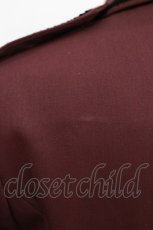 画像5: ATELIER BOZ / ゼノディーンワンピースジャケット  ボルドー×ブラック H-26-05-23-002-EL-OP-KB-ZH (5)