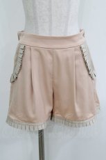 画像1: abilletage / フリルショートパンツ  ベージュ H-26-05-23-031-GO-PA-KB-ZH (1)