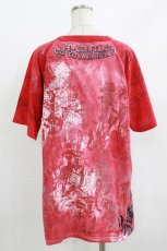 画像3: h.ANARCHY / ダメージカスタムTシャツ  レッド H-26-05-23-033-HN-TO-KB-ZH (3)