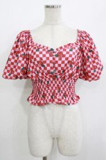 画像1: Candy Stripper / SUNNY CHERRY VOLUME SLEEVE  2 RED H-26-05-23-034-PU-TO-KB-ZH (1)
