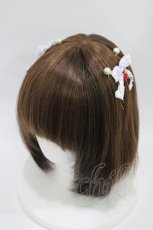 画像2: LIZ LISA / ストロベリーパールヘアピンセット  白 H-26-05-23-1004-LO-AC-NS-ZH (2)