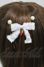 画像4: LIZ LISA / ストロベリーパールヘアピンセット  白 H-26-05-23-1004-LO-AC-NS-ZH (4)