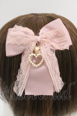画像2: LIZ LISA / ハートチャームリボンクリップ  ピンク H-26-05-23-1007-LO-AC-NS-ZH (2)