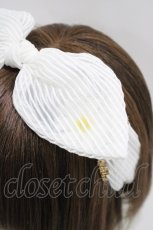 画像3: LIZ LISA / フラワーリボンヘアバンド  白 H-26-05-23-1002-LO-AC-NS-ZH (3)