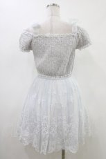 画像2: LIZ LISA / リボンレース切り替えワンピース 0 サックス H-26-05-23-1029-LO-OP-NS-ZH (2)
