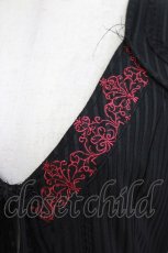 画像3: Ozz oneste / 刺繍リブカーディガン  ブラック H-26-05-23-051-OO-TO-KB-ZH (3)