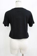 画像2: LISTEN FLAVOR / BASICモルフォ刺繍Tee  ブラック H-26-05-23-052-PU-TO-KB-ZH (2)