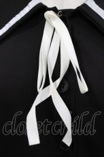画像4: NieR Clothing / ロゴ刺繍ワンピース  黒 H-26-05-23-004-PU-OP-AK-ZH (4)