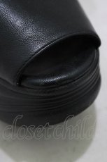 画像5: YOSUKE / 厚底サンダル 23.0cm 黒 H-26-05-23-061-PU-SH-KB-ZH (5)