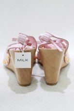 画像3: MILK / ハートウッドサンダル S ピンク H-26-05-23-062-ML-SH-KB-ZH (3)