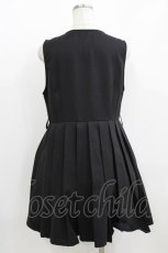 画像3: NieR Clothing / ZIPノースリーブワンピース F 黒 H-26-05-23-010-PU-SK-AK-ZH (3)