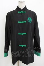 画像1: NieR Clothing / バック刺繍チャイナシャツ F 黒 H-26-05-23-022-PU-TO-AK-ZH (1)