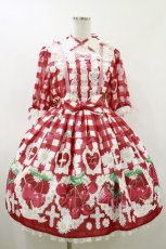 画像1: Angelic Pretty / チェリーマルグリットワンピース Free レッド H-26-05-24-052-AP-OP-NS-ZH (1)