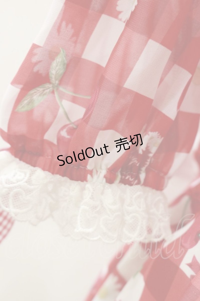 画像4: Angelic Pretty / チェリーマルグリットワンピース Free レッド H-26-05-24-052-AP-OP-NS-ZH (4)