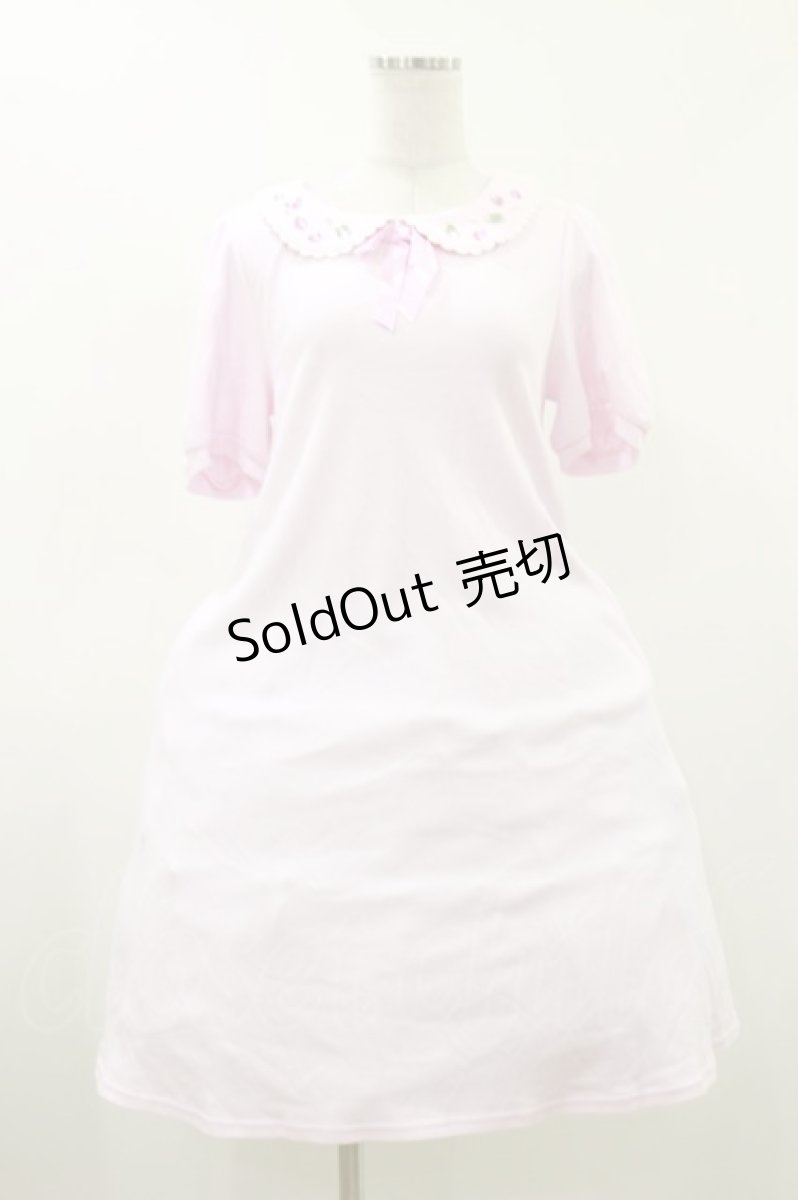 画像1: Angelic Pretty / ビジューカラーカットワンピース Free ピンク H-26-05-24-057-AP-OP-NS-ZH (1)