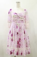 画像1: JESUS DIAMANTE / マリーワンピース 38 ヒョウ薔薇ピンク H-26-05-24-062-JE-TO-NS-ZH (1)