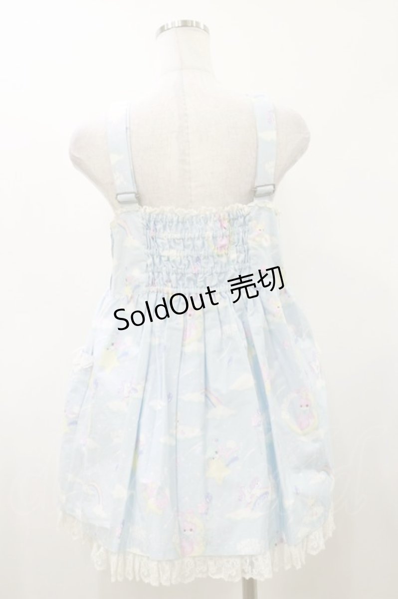 画像2: Angelic Pretty / Dream Fantasyサロペット Free サックス H-26-05-24-065-AP-OP-NS-ZH (2)