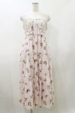 画像1: JESUS DIAMANTE / レーシーカリブマキシ 38 バルドー薔薇ピンク H-26-05-24-069-JE-OP-NS-ZH (1)