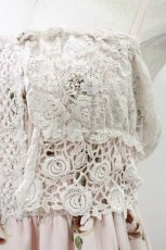 画像4: JESUS DIAMANTE / レーシーカリブマキシ 38 バルドー薔薇ピンク H-26-05-24-069-JE-OP-NS-ZH (4)