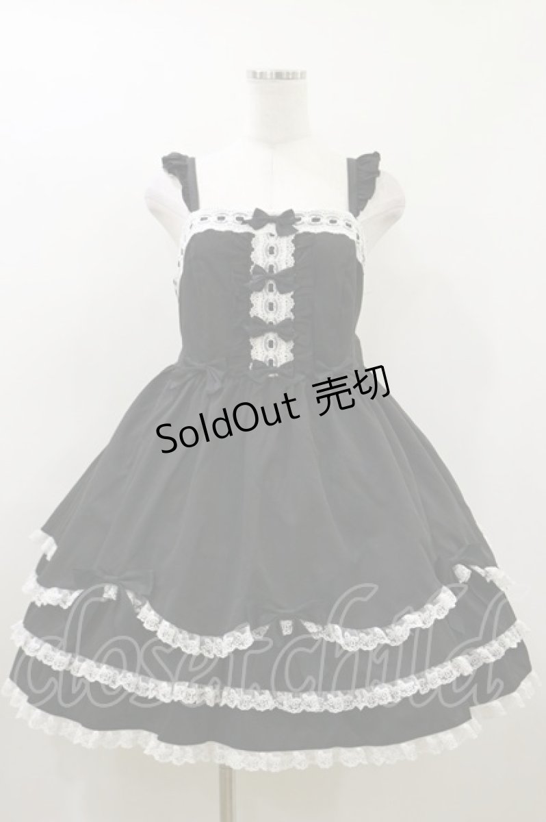 画像1: To Alice / ヴィンテージドールジャンパースカート M ブラック H-26-05-24-075-LO-OP-NS-ZH (1)