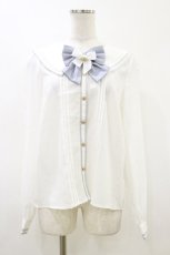 画像1: Amavel / Classical Confectionセーラーブラウス Free グレー H-26-05-24-009-CA-BL-NS-ZH (1)