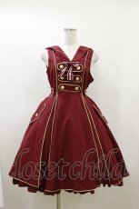 画像1: metamorphose / Magicalフード付きジャンパースカート サイズ1 ワイン H-26-05-24-080-ME-OP-NS-ZH (1)