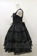 画像3: metamorphose / シャーリングティアードジャンパースカート サイズ1 ブラック H-26-05-24-081-ME-OP-NS-ZH (3)