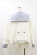 画像2: Amavel / Fantasy School セーラーショートコート Free オフ/サックス/ピンク H-26-05-24-019-CA-CO-NS-ZH (2)
