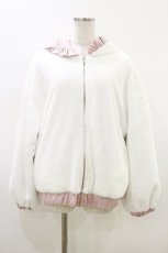画像1: DearMyLove / リバーシブルリボンブルゾン M~L ピンク/白 H-26-05-24-030-GO-JA-NS-ZH (1)