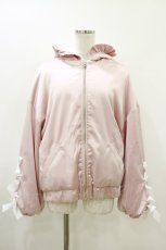 画像3: DearMyLove / リバーシブルリボンブルゾン M~L ピンク/白 H-26-05-24-030-GO-JA-NS-ZH (3)